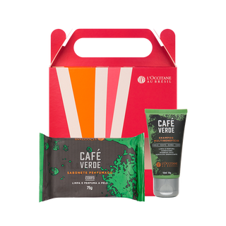 Combo Viagem Café Verde: Sabonete e Shampoo Multifuncional